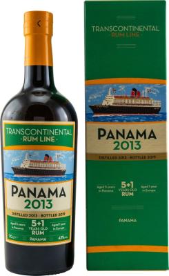 Transcontinental Rum Line 2013 Panama Line #34 6yo 43% 700ml