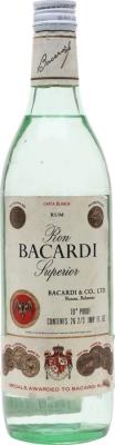 Bacardi Carta Blanca Superior 35% 750ml