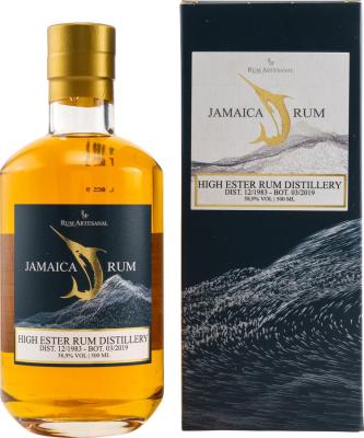 Rum Artesanal 1983 Hampden High Ester 35yo 58.9% 500ml