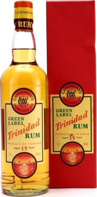 Cadenhead's 2003 T.D.L distillery Trinidad Green Label 15yo 46% 700ml