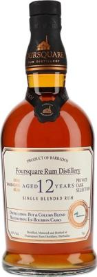Foursquare Private Cask Selection Exclusively Bottled for Wealth Solutions 12yo 62% 700ml