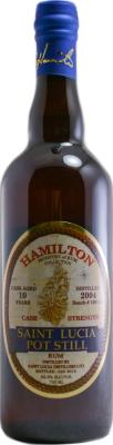 Hamilton 2004 St Lucia Pot Still US Import 10yo 65.5% 750ml