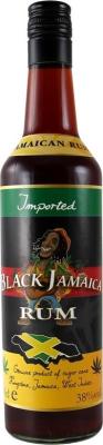 Black Jamaica Dark rum 38% 700ml