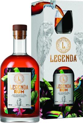 Legenda Rum Giftbox with Glass 38% 700ml