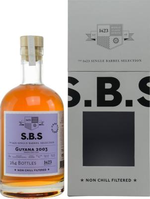 S.B.S 2003 Guyana Marsala Cask Finish Cask Strength 62.8% 700ml