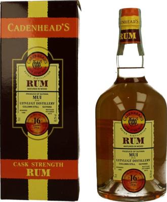 Cadenhead's 1998 Uitvlugt Guyana MUI 16yo 60.2% 700ml