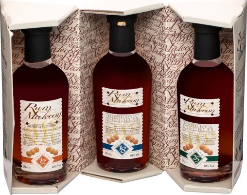 Malecon 3 Bottles set 40% 200ml