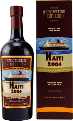 Transcontinental Rum Line 2004 Haiti Line #20 14yo 63.1% 700ml