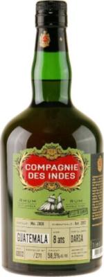 Compagnie des Indes 2008 Guatemala 8yo 58.5% 700ml