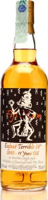 Pellegrini 2003 South Pacific Fiji Enfant Terrible Single ex-Bourbon Cask 11yo 50% 700ml