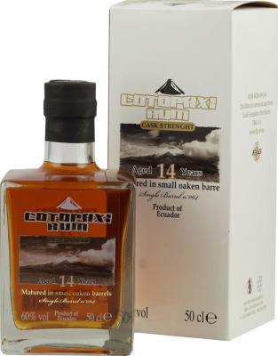 Cotopaxi Ecuador Cask Strength Single Barrel No.64 14yo 60% 500ml