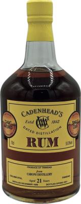 Cadenhead's 1999 Caroni Trinidad 21yo 55% 700ml