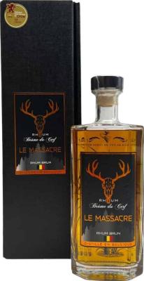 Le Massacre Brame du Cerf Belge Rhum Pur Jus 52% 500ml