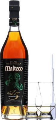 Ron Malteco Reserva Maya Giftbox With Glasses 15yo 41.5% 700ml