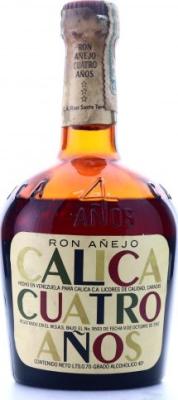 Calica Quatro Anejo Santa Teresa 4yo 40% 700ml