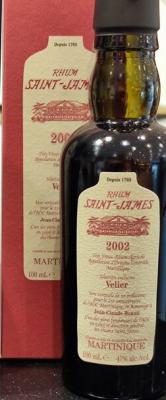 Velier Saint James 2002 25th Anniversary AOC 19yo 47% 100ml