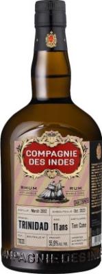 Compagnie des Indes 2012 Ten Cane Trinidad Cask Strength 11yo 55.9% 700ml