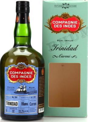 Compagnie Des Indes 1996 Caroni Trinidad Single Cask Denmark 19yo 53.2% 700ml