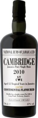 Velier National Rums of Jamaica 2010 Long Pond STCE Cambridge Jamaica 12yo 57% 700ml