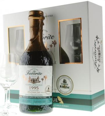 La Favorite 1995 Cuvee Speciale Giftbox With Glasses 45.2% 700ml