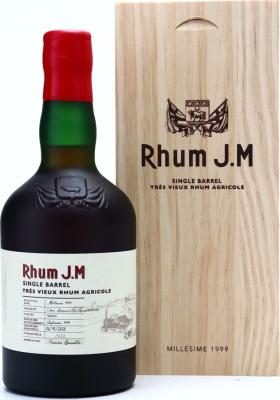 Rhum J.M 1999 Single Barrel #180014 Wooden Box 42.84% 500ml