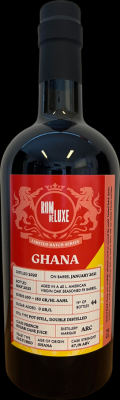 Rom De Luxe 2020 Ghana Limited Batch Series 67.1% 700ml