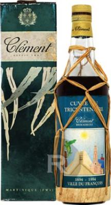 Clement 1694 Rhum Hors D'age Cuvee du Tricentenaire Etui Carton Martinique 44% 700ml