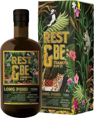Rest & Be Thankful 1998 Long Pond LSO Single Cask No.10245 Glass Revolution Exclusive 23yo 57.6% 700ml