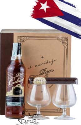 Ron Cubay Cuba Reserva Especial Giftbox With Glasses 10yo 40% 700ml