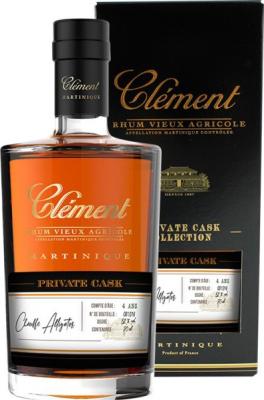 Clement Cuvee Private Cask Alligator 52% 700ml