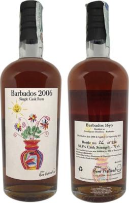 Milano Rum Festival 2006 Foursquare Barbados Single Cask 58.8% 700ml