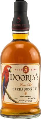 Doorlys Fine Old Barbados 5yo 40% 700ml