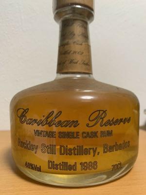 Caribbean Reserve 1986 Rockley Still Barbados Vintage Single Cask 46% 700ml