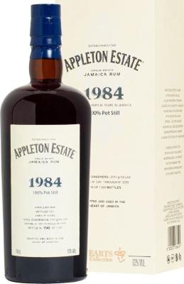 Appleton Estate 1984 Jamaica Hearts Collection Pot Still 63% 100ml