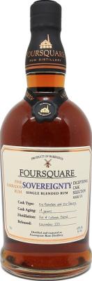 Foursquare Sovereignty Exceptional Cask Selection Mark XIX 14yo 62% 700ml