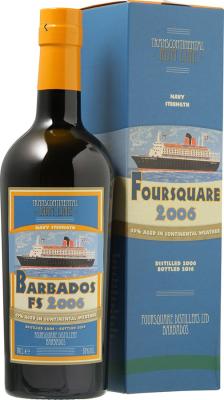 Transcontinental Rum Line 2006 Foursquare Barbados Navy Strenght 9yo 57% 700ml