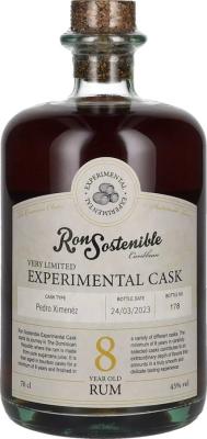 Ron Sostenible Experimental Cask Port 8yo 43% 700ml