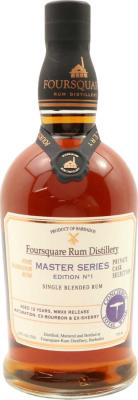 Foursquare Master Series Edition No.1 Private Cask Selection 12yo 62% 750ml