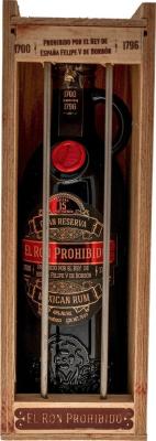 El Ron Prohibido Gran Reserva Mexicp Wooden Box 15yo 40% 700ml