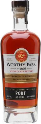 Worthy Park 2008 Jamaica Rum Cask Selection Series #5 56% 700ml