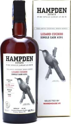 Velier Hampden Estate 2011 Lizard Cuckoo LFCH Single Cask #291 TEBS Series 9yo 60.9% 700ml