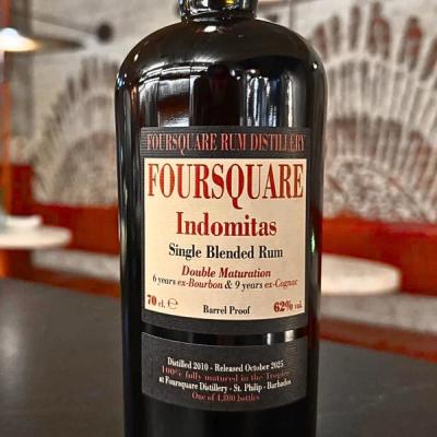 Foursquare 2010 Indomitas Double Maturation 15yo 62% 700ml