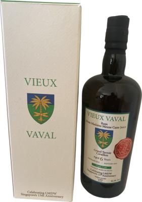 Velier Vieux Vaval 2015 Grand Terroir Cavaillon Celebrating LMDW Singapore's 15th Anniversary 6yo 46.4% 700ml