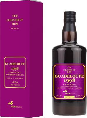 The Colours of Rum 1998 Montebello Guadeloupe edition No.1 23yo 43.3% 700ml