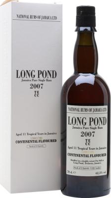 Velier National Rums of Jamaica 2007 Long Pond TECC Jamaica Velier 11yo 62.5% 700ml