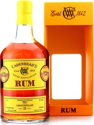 Cadenhead's 1998 Single Cask TMCG 21yo 61.6% 700ml