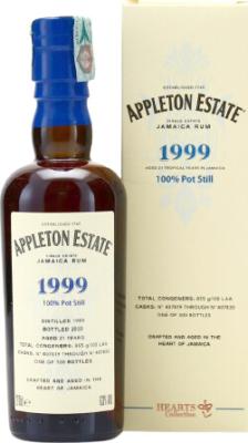 Appleton Estate 1999 Jamaica Hearts Collection 21yo 63% 200ml