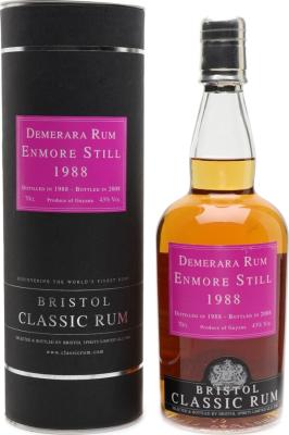 Bristol Classic 1988 Demerara Enmore 20yo 43% 700ml