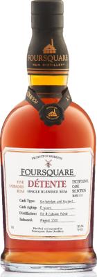 Foursquare Detente Exceptional Cask Selection Mark XIV 10yo 51% 700ml