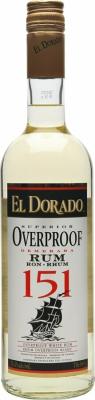 El Dorado 151 Overproof White 75.5% 700ml